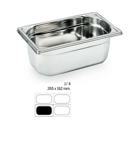 Stainless Steel 1/4 Gastronorm Container