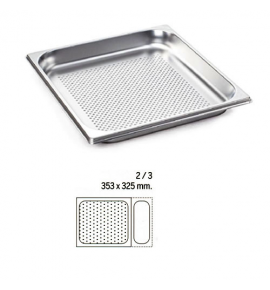 Stainless Steel 2/3 Perforated Gastronorm Container
