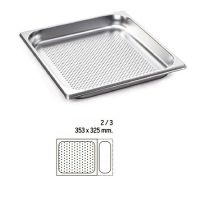 Stainless Steel 2/3 Perforated Gastronorm Container