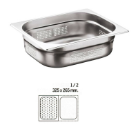 Stainless Steel 1/2 Perforated Gastronorm Container