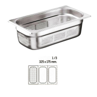 Stainless Steel 1/3 Perforated Gastronorm Container