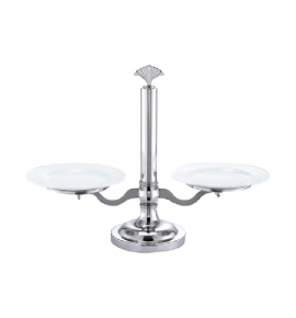 Stainless Steel 2 Arm Rotating Dessert Display Stand