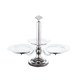 Stainless Steel 3 Arm Rotating Dessert Display Stand