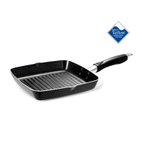 Non Stick Square Grill Pan with Side Pouring Lips