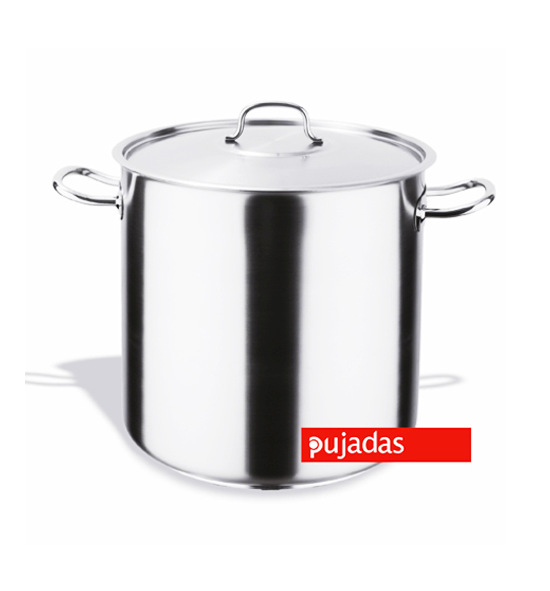 Stainless Steel Stock Pot with Sandwich Bottom and Lid