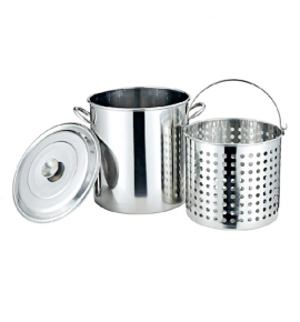Stainless Steel Stock Pot with Colander Insert