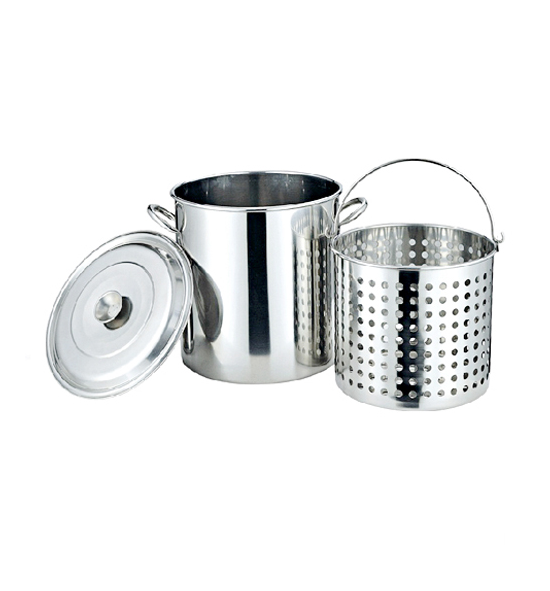 Stainless Steel Stock Pot with Colander Insert
