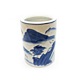Porcelain Chopstick Barrel with Painted Motif