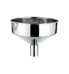 Stainless Steel Oil Funnel with Wide Spout