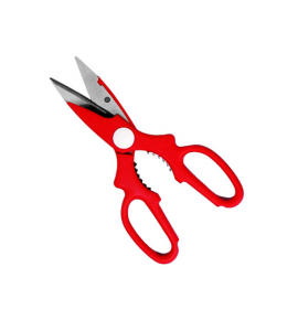Multi-Usage Scissor with Red Plastic Handle