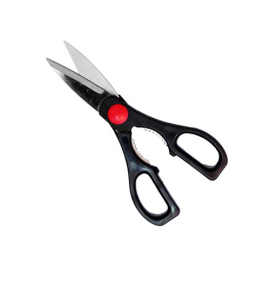 Multi-Usage Scissor with Black Plastic Handle