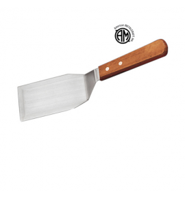 Stainless Steel Hamburger Turner with Wooden Handle