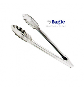 Stainless Steel Scallop Utility Tong with Stopper