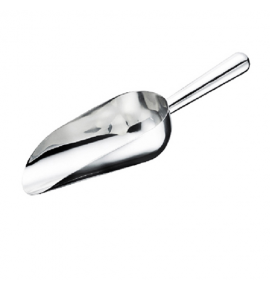Stainless Steel Ice Scoop with Round Base