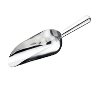 Stainless Steel Ice Scoop with Round Base
