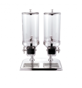 Stainless Steel Double Tank Cereal Dispenser