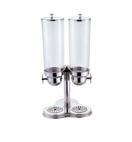 Stainless Steel Deluxe Double Tank Cereal Dispenser