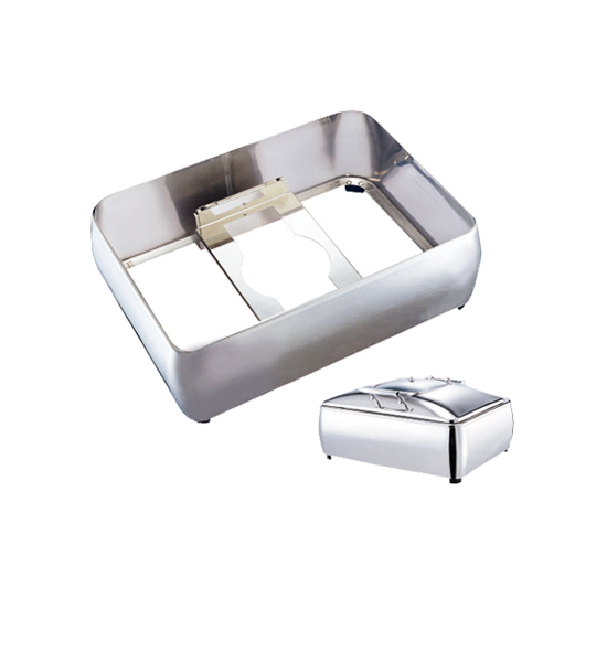 Stainless Steel Enclosed Stand for Deluxe Rectangular Chafer