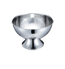 Stainless Steel Pedestal Punch Bowl