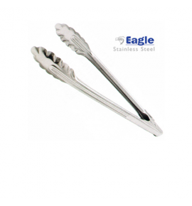 Stainless Steel Scallop Utility Tong with Stopper