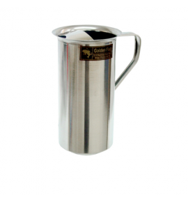 Stainless Steel Server Economy Water Pitcher with Ice Trap