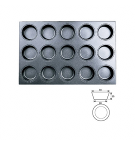 Silicone Coating Muffin Mould