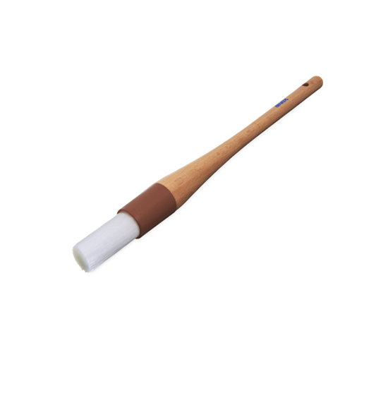 Nylon Bristles Round Pastry Brush with Wooden Handle
