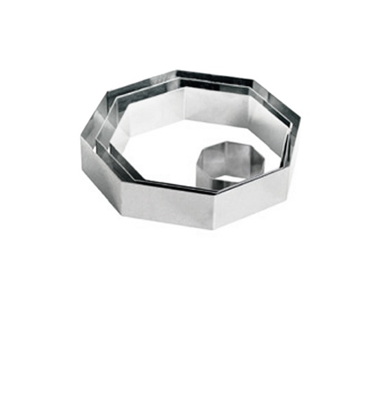 Stainless Steel Octagonal Dessert Ring