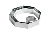 Stainless Steel Octagonal Dessert Ring
