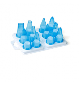 Polycarbonate 12-Piece Assorted Piping Tip Set