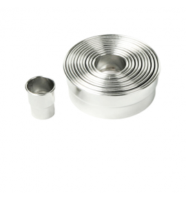Stainless Steel Plain Round Cutter Set