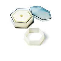 Plastic Plain Hexagon Pastry Cutter Set