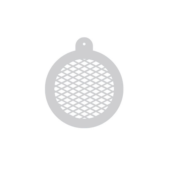 Stainless Steel Round Pastry Stencil