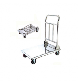 Stainless Steel Foldable Platform Trolley