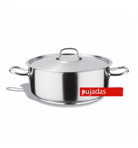 Stainless Steel Casserole with Sandwich Bottom and Lid