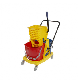 Double Mop Bucket with Wringer