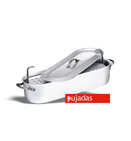 Aluminium Fish Kettle with Lid and Grill