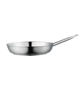 Oriental Stainless Steel Frying Pan with Sandwich Bottom