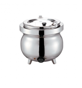 Electric Soup Cauldron with Tripod Stand