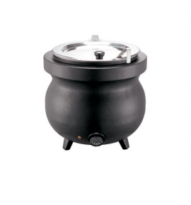 Electric Soup Cauldron with Tripod Stand