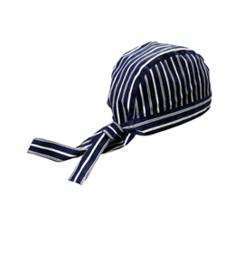 Blue Pin Stripe Head Wrap