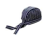 Blue Pin Stripe Head Wrap