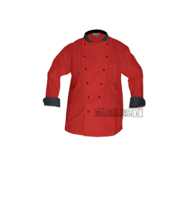 Long Sleeve Executive Chef Coat (Red)