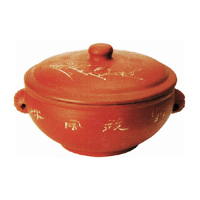 Earthen 'Yue Yi' Pot with Stand