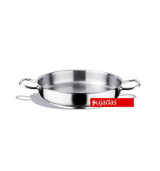 Stainless Steel Paella Pan with Sandwich Bottom