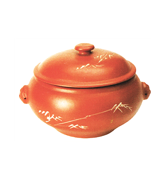 Clay Lion Head Herbal Steam Casserole with Cover