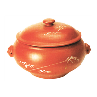 Clay Lion Head Herbal Steam Casserole with Cover