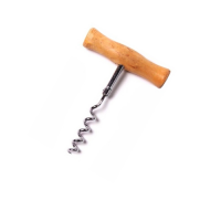 Hardwood Handle T-Shape Corkscrew