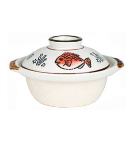 Deep Japanese Claypot with Cover