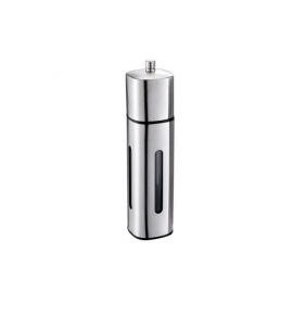 Stainless Steel Square Tower Pepper Grinder with Level Indicator